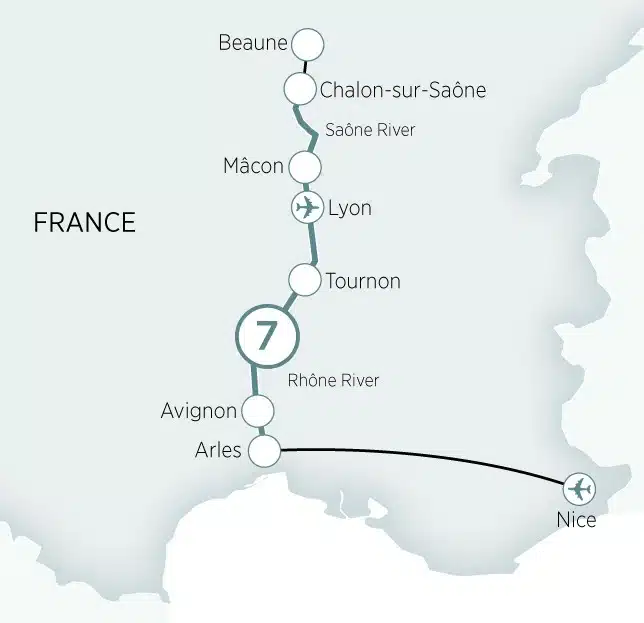 rhone map
